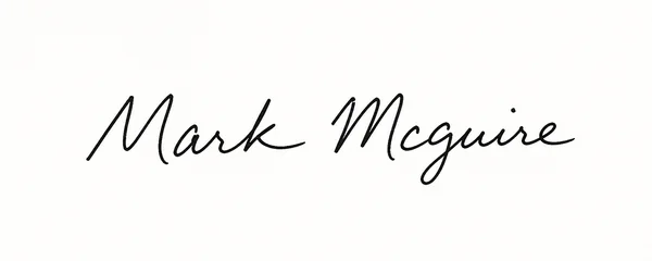 Mark Mcguire signature